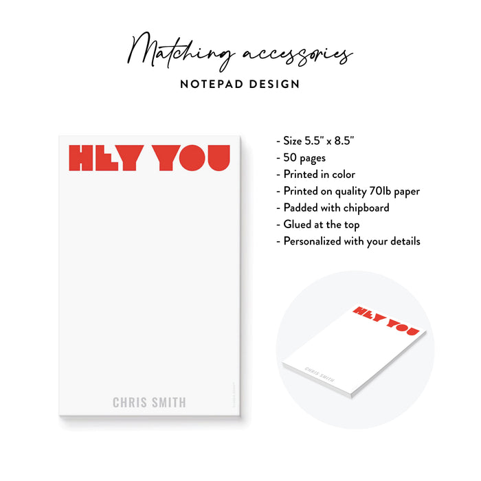 Birthday Party Invitation Modern Red Gray Design