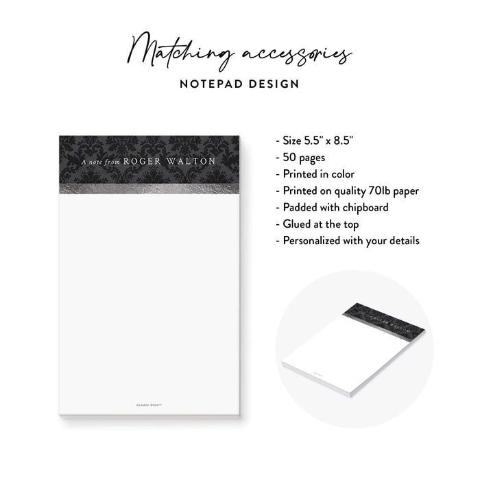 Personalized Corporate Client Appreciation Notepad Gift for Professionals
