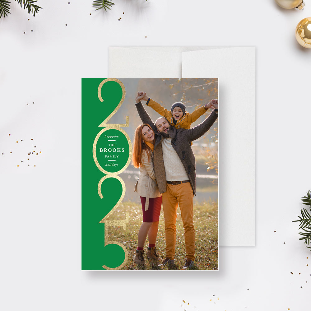 Personalized Family Holiday Cards with Photo, 2025 Photo Christmas Car