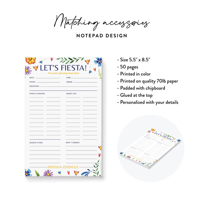 Cinco de Mayo Party Invitation Floral Fiesta