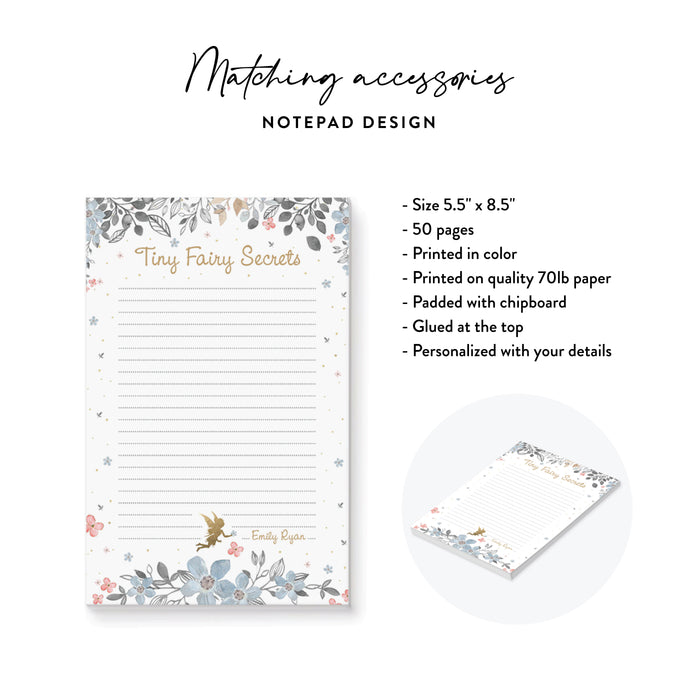 Fairy Birthday Invitation Girl Floral Fairy Party Invite