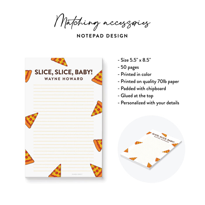 Pizza Birthday Party Invitation for Kids Slice Theme