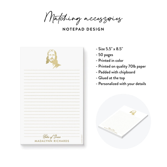 Baptism Invitation With Jesus Christ Illustration