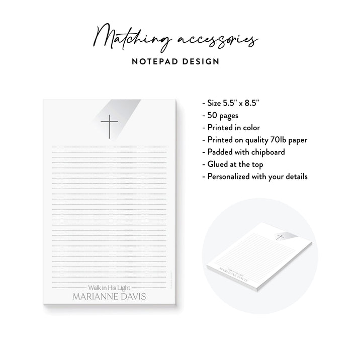 Baptism Invitation Elegant Christening Card