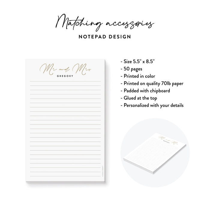 Elegant Script Wedding Invitation Card