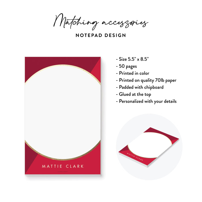 Red and Gold Business Launch Party Invitation Grand Opening Card