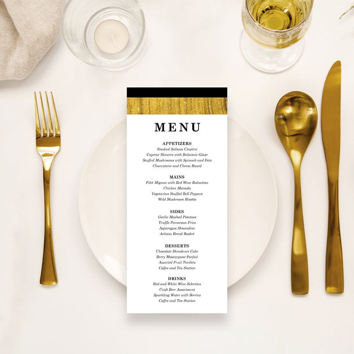 Black and Gold Invitation Card for Annual Gala Party, Business Gala Night Invites, Company Awards Invitation, Corporate Event Party