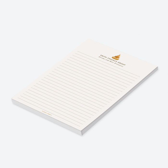 Custom Logo Notepad, Personalized Notepad for Your Next Drinks and Hors D'oeuvres Party