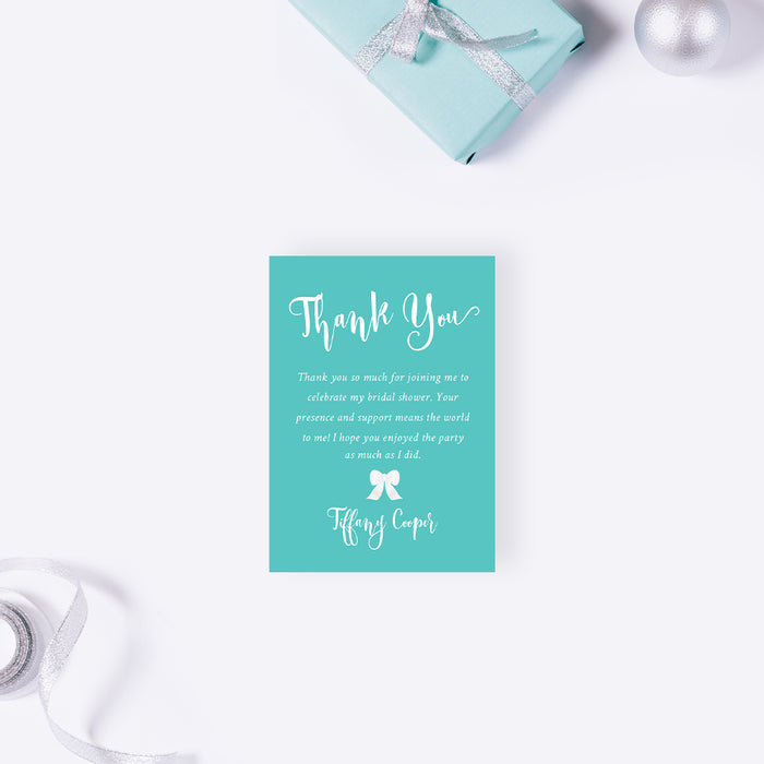 Celebrate the Bride-to-Be, Bridal Shower Invitation in Teal and White for the Happy Couple