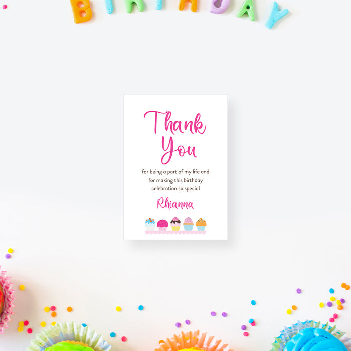 Lets Sprinkle Some Fun Invitation Card for Kids Birthday Party, Cute Cupcake Invites for Children, 1st 2nd 3rd 4th 5th Birthday Party, Cake Decorating Birthday Party