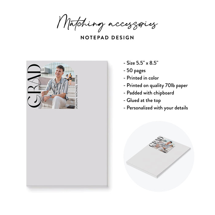 Personalized Modern Graduation Party Invitation