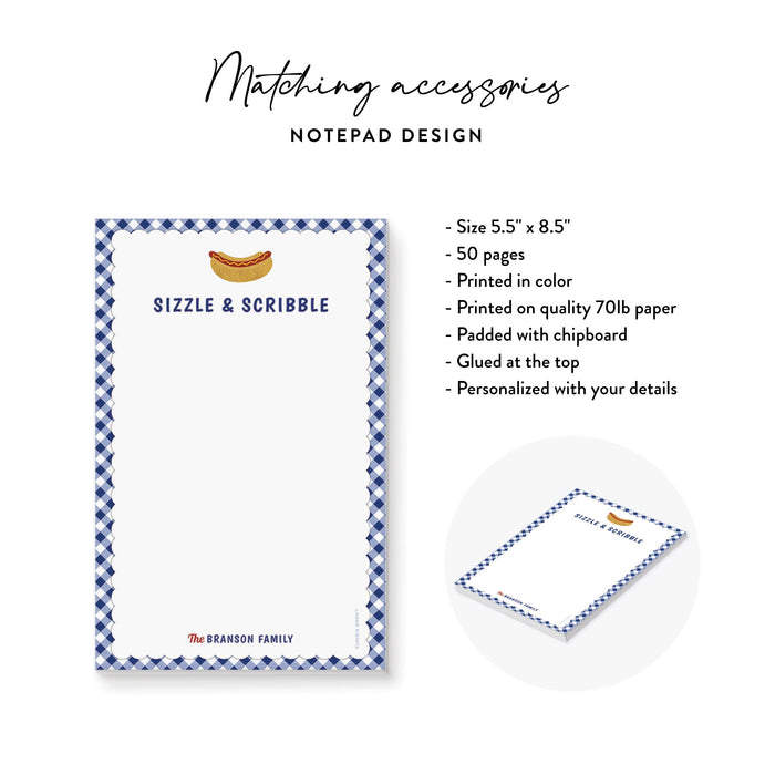 Fourth of July Cookout Invitation Patriotic Summer BBQ Party