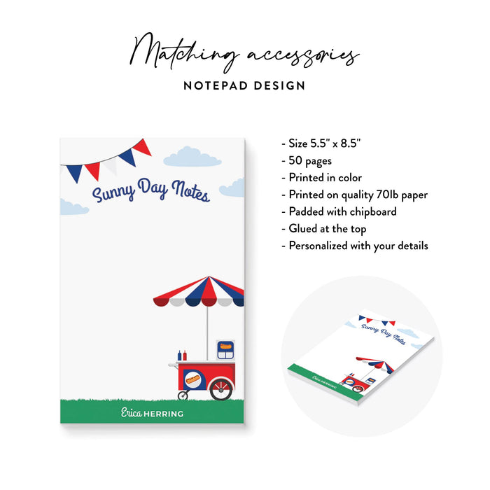 Fourth of July Party Invitation Food Cart July 4th Celebration