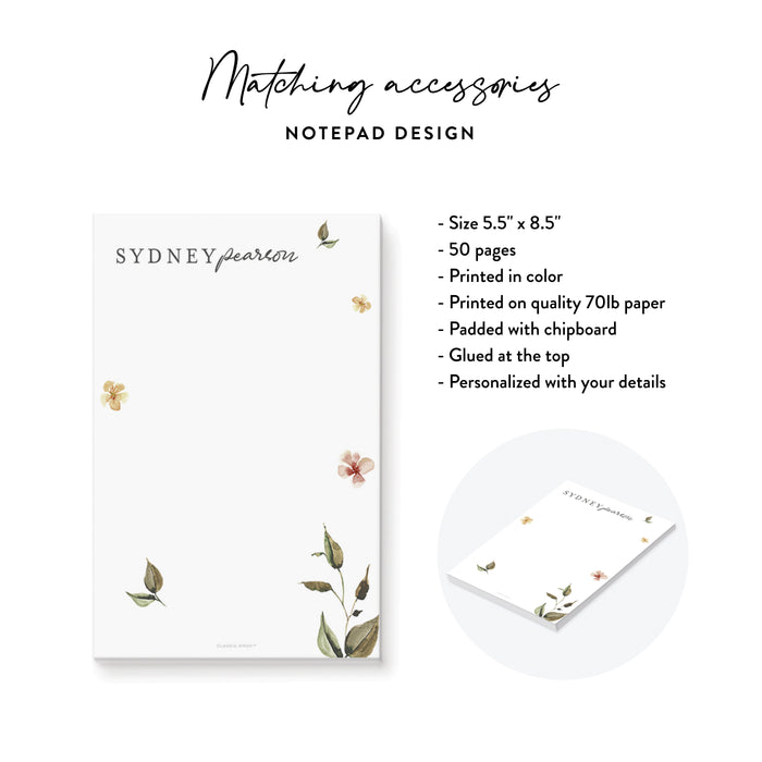 Botanical Bat Mitzvah Invitation Elegant Floral Jewish Invite
