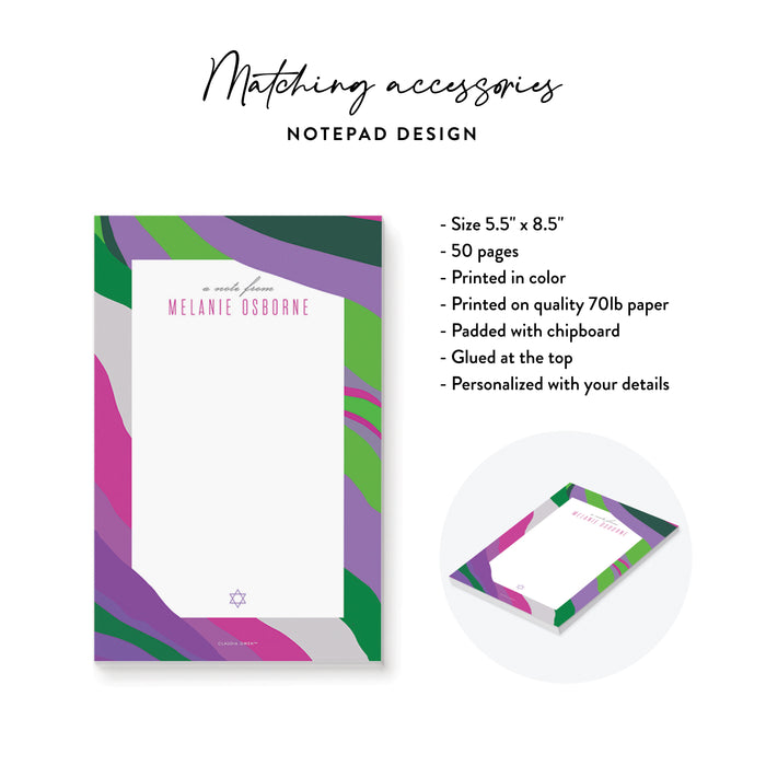 Bat Mitzvah Invitation Purple Watercolor Jewish Celebration Card