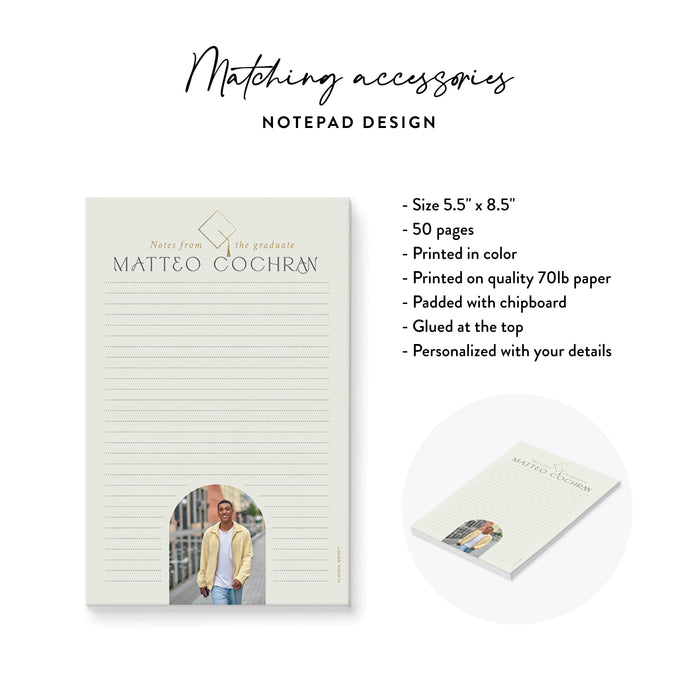 Class of 2026 Graduation Invitation Modern Grad Party Invite