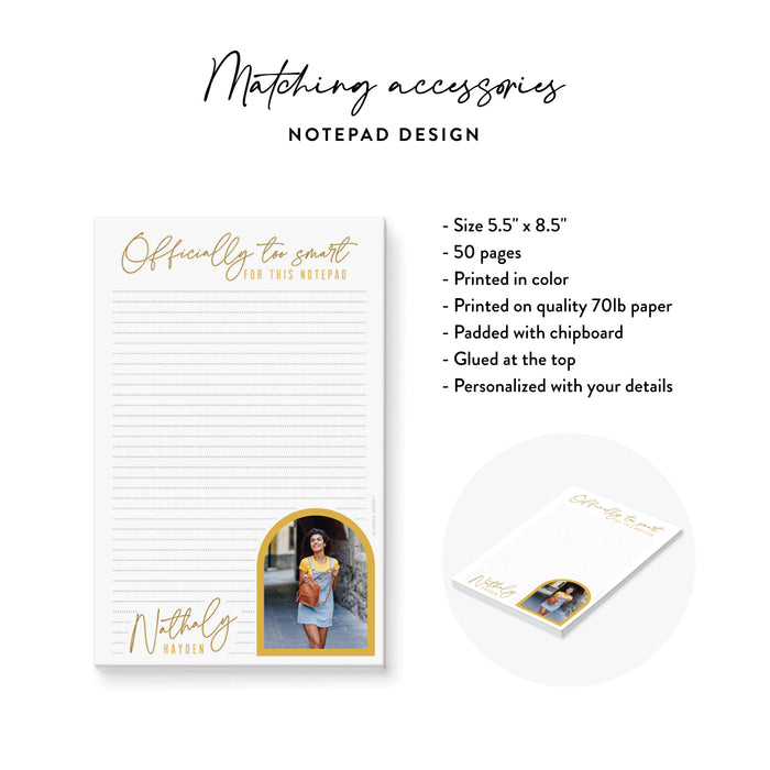 Class of 2026 Graduation Invitation Mustard Yellow Modern Party Invite