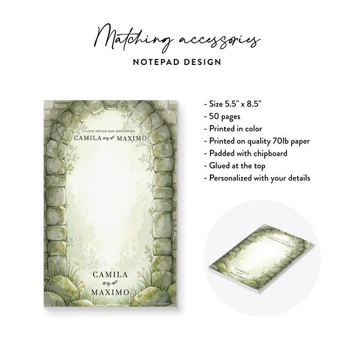 Personalized Watercolor Forest Garden Wedding Invitation
