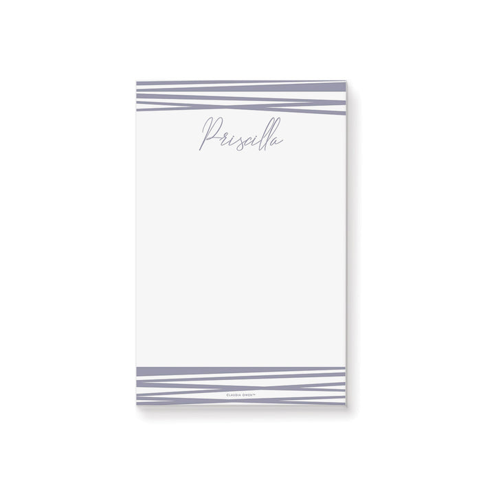 Minimalist Lilac Notepad, Personalized Gift for Her, Lilac Wedding Notepad, Stationery Writing Pad for Women