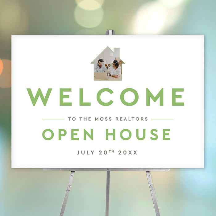 Open House Photo Invitation Card, Real Estate Open House Invites, Realtor Open House, Property Broker House Opening, Company Open House Invitation