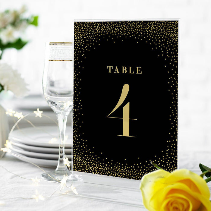 Black and Gold Elegant Invitation Card for Company Dinner Party, Annual Appreciation Dinner Invites, Formal Business Event Invitation