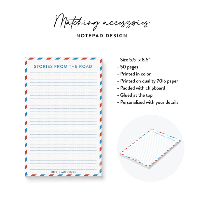Going Away Party Invitation Airmail Farewell Design