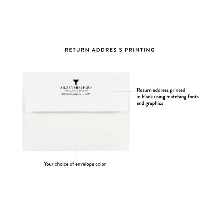 Pink Gold Holiday Cocktail Party Invitation