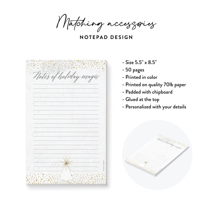 Christmas Party Invitation Elegant Holiday Party Invite Confetti Design
