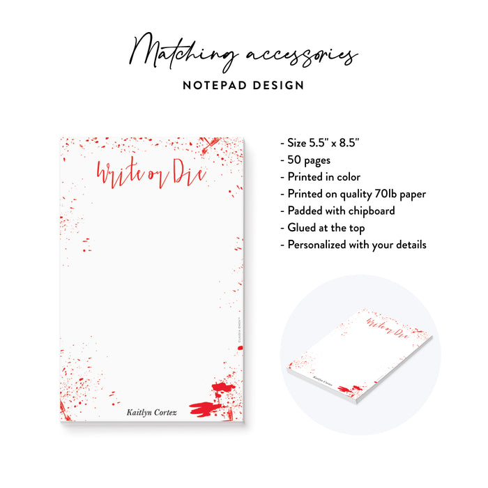 Murder Mystery Birthday Party Invitation Bloody Halloween Theme