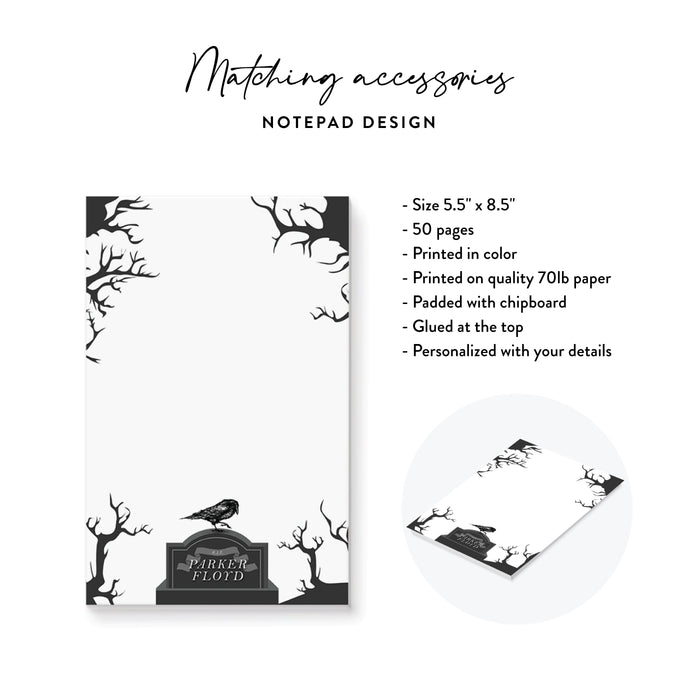 Gothic Tombstone Birthday Invitation for Halloween Party
