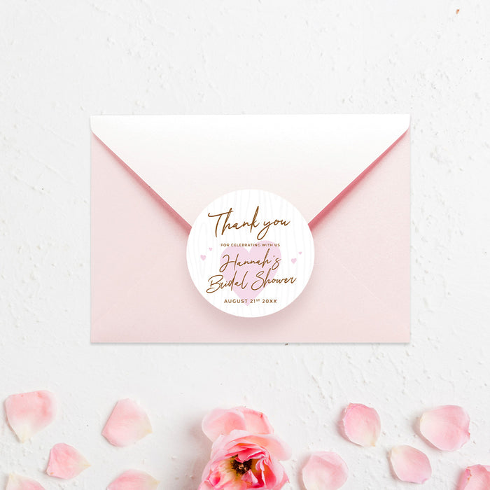 Cute Bridal Shower Invitation with Pink Hearts, Bride To Be Invitation Card, Couple Shower Invites, Romantic Bridal Shower Invitations