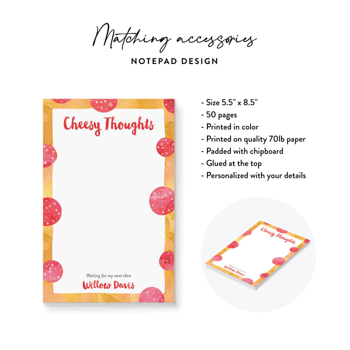 Pizza Birthday Party Invitation Pepperoni Theme