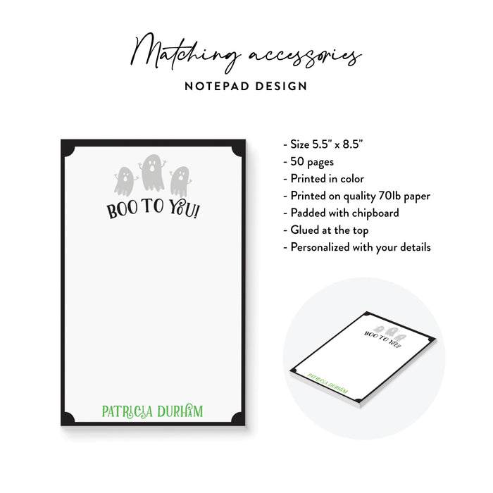 Halloween Birthday Invitation Cute Ghost Party Card