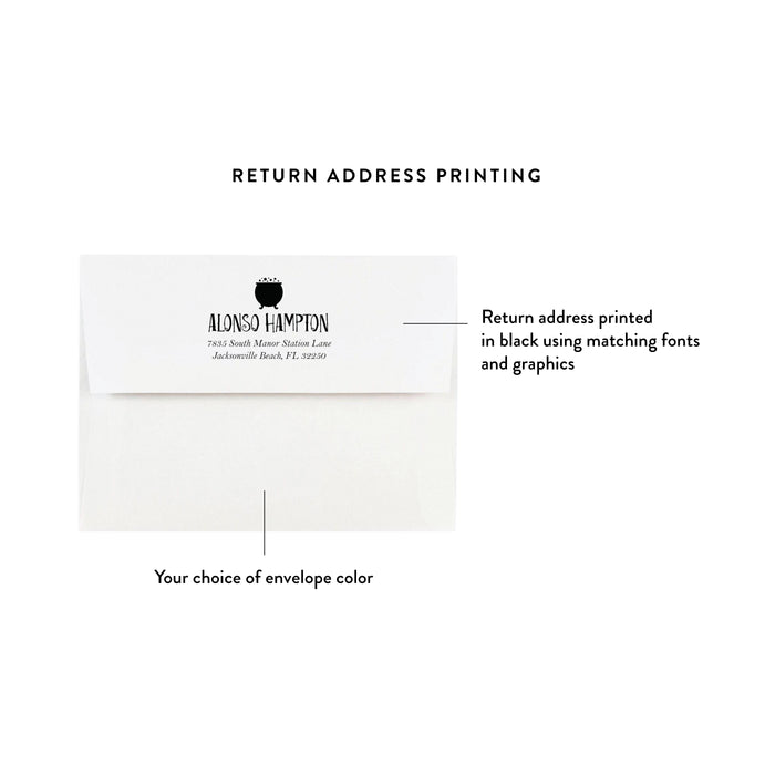 Witch’s Brew Halloween Party Invitation Spooky Event Card