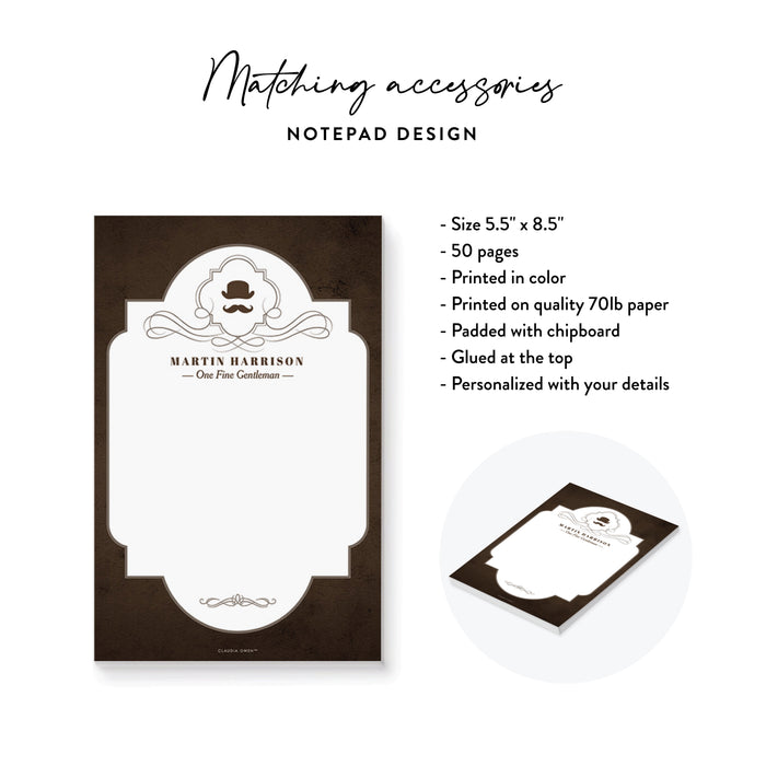 Gentlemens Night Invitation Vintage Bachelor Party Invite