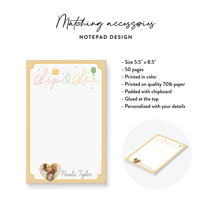 Sip and See Baby Welcome Invitation Colorful Baby Shower Design