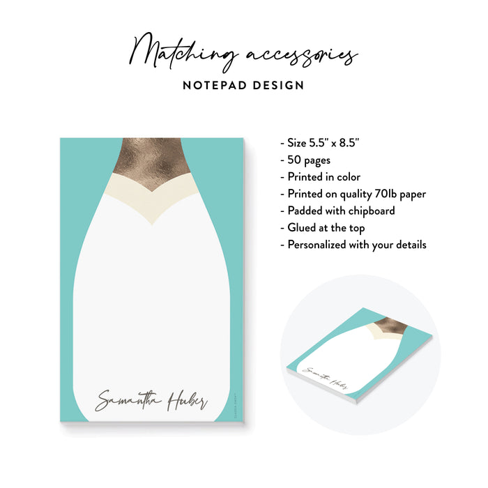 Bridal Shower Invitation Champagne Bottle Design Elegant Card