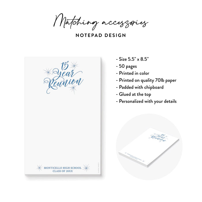 High School Reunion Invitation Night Sky Design