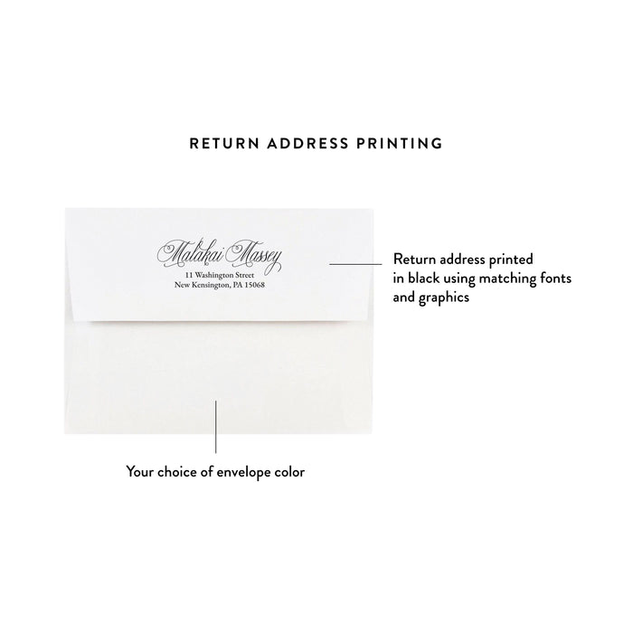 Personalized Watercolor Celebration of Life Funeral Invitation