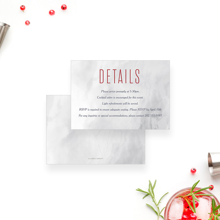 Impact Influence and Input Invitation Card for Business Events, Annual Fundraising Invitation, Business Gala Invite Card