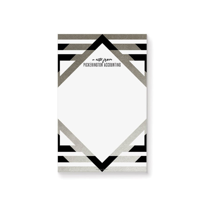 Black and Silver Geometric Invitation for Cocktails Hors D'oeuvres Party, Birthday Drinks Invites, Sips and Dips Invitation, Cocktail Reception Invitation