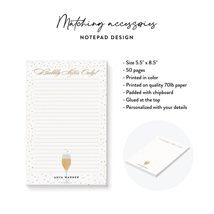 Champagne Birthday Invitation Elegant Women Celebration Party Invite