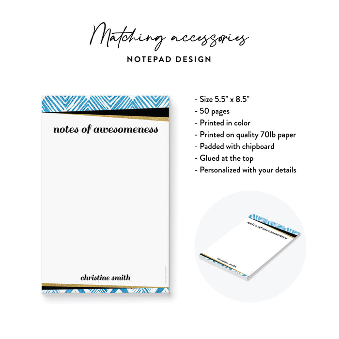 21st Birthday Invitation Modern Blue Geometric Birthday Party Invite
