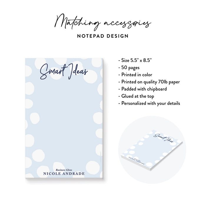 Blue Polka Dot Corporate Special Event Invitation