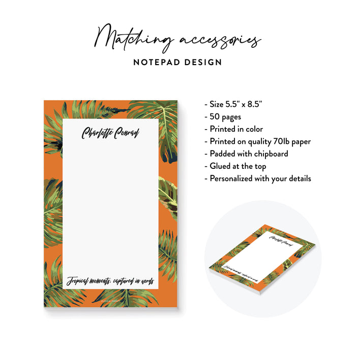 Tropical Bachelorette Party Invitation with Botanical Leaf Design