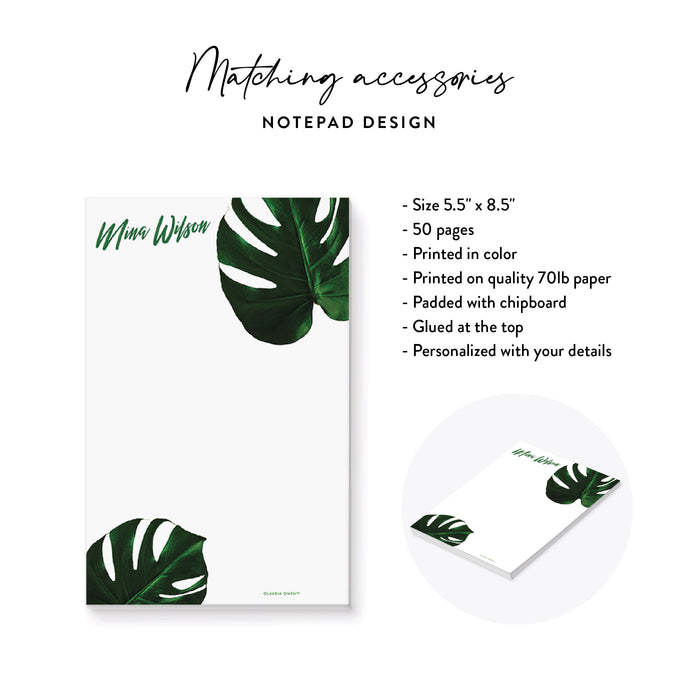 Cocktail Party Birthday Invitation Tropical Monstera Leaf