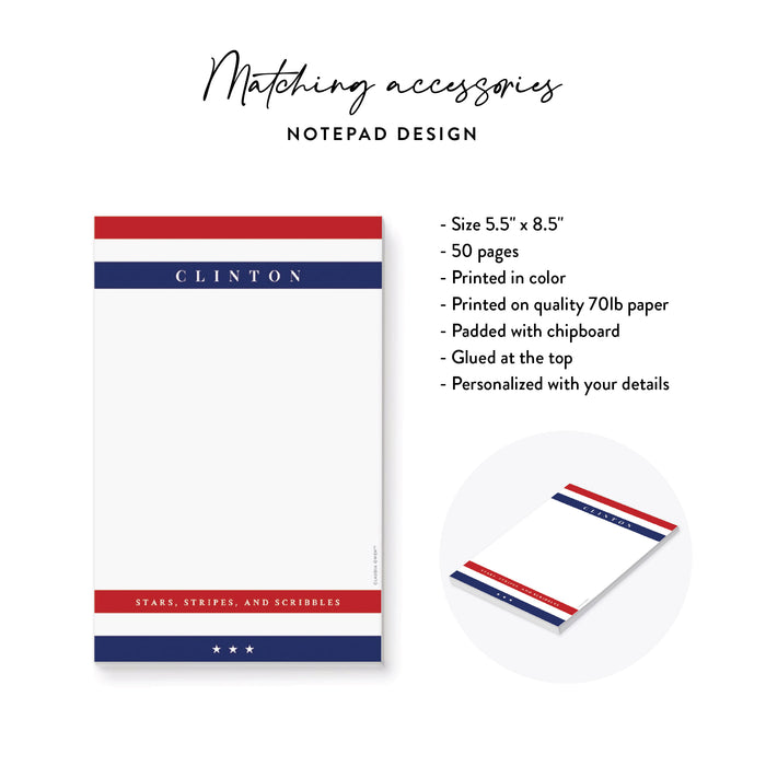 Fourth of July Invitation Patriotic Red White Blue Party Design