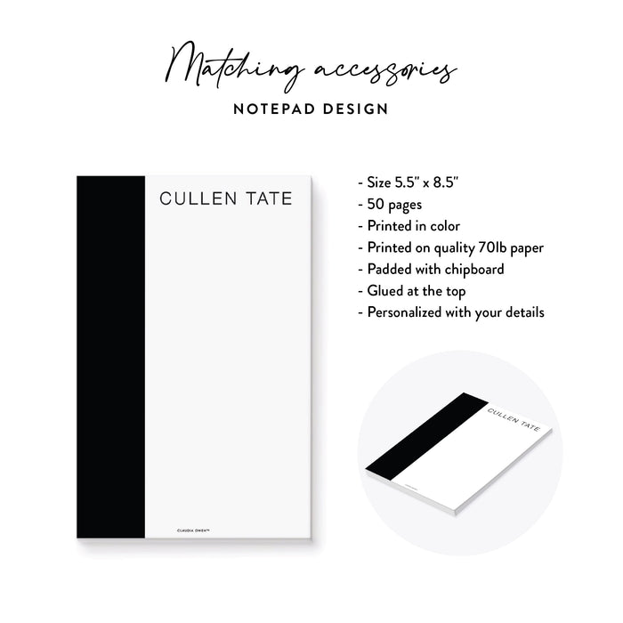 Black and White Birthday Invitation Personalized Party Card