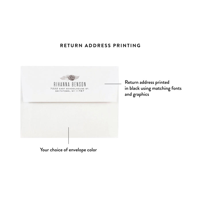 Floral Birthday Party Invitation Orange and Green Elegant Style