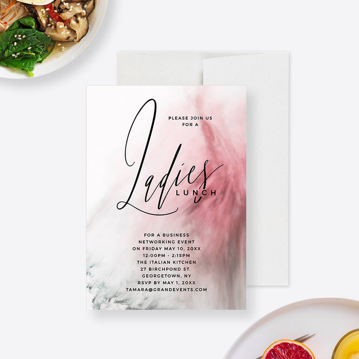 Ladies Lunch Business Event Invitation Template, Networking Luncheon Printable Digital Download, Ladies Night, Ladies Birthday